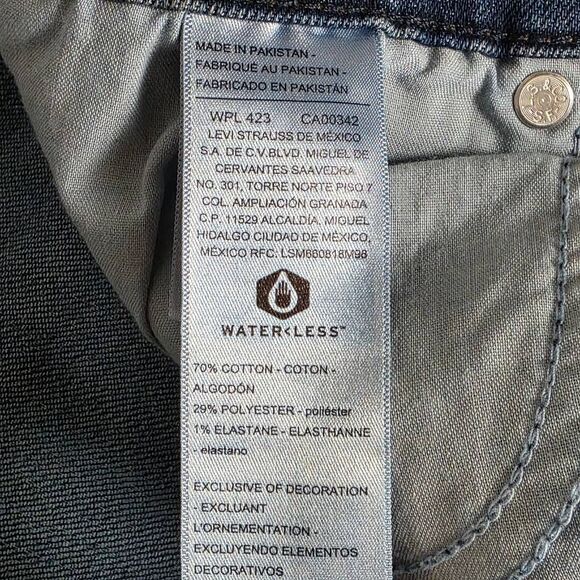 Levi’s Signature Gold Mid-Rise Straight Jeans 38x32 - Picture 8 of 10